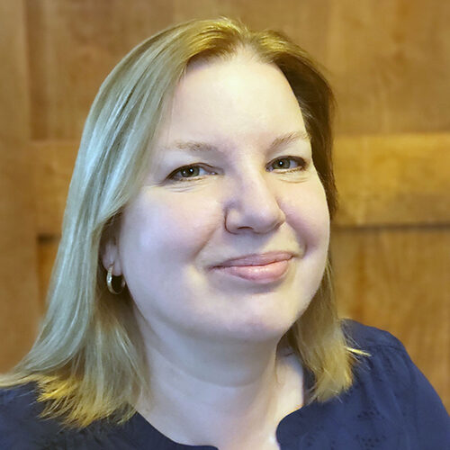 A portrait of the author Karen McQuestion